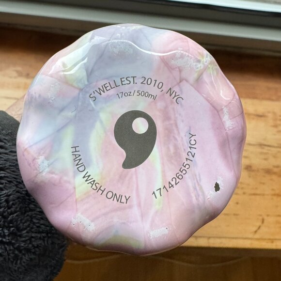 S'well 17oz Insulated Water Bottle in Geode Rose (marbled pink & lilac) - Picture 13 of 13